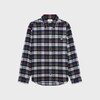トップス CELINE 21AW Checked Wool Loose Shirts loose lumberjack shirt in check cotton - NAVY / BLUE | CELINE