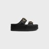 CELINE 폴리 웨지 뮬 - 카프스킨 - 블랙 -  - 1 | CELINE