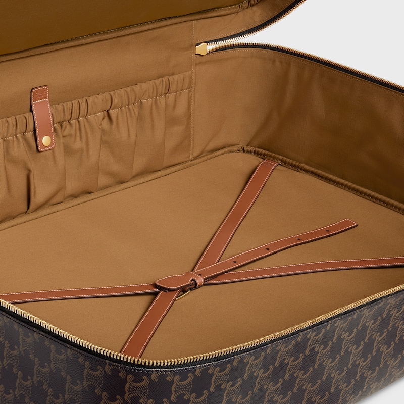 Soft Luggage 70 in Triomphe Canvas and Calfskin - TAN - HAND-PICKED GIFTS - 1 | CELINE