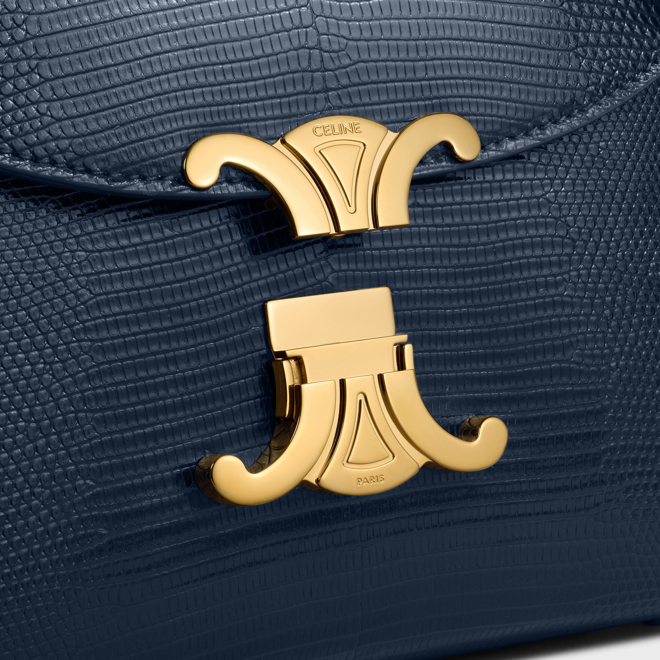 TEEN NINO BAG IN LIZARD - DEEP NAVY | CELINE