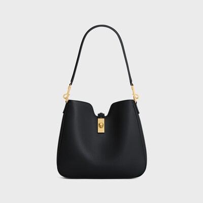SMALL CAMILLE 16 SOFT BAG IN SMOOTH CALFSKIN - BLACK - CAMILLE - 1 | CELINE