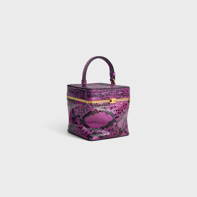 CUBE IN PYTHON - MAGENTA - SHOULDER BAGS - 1 | CELINE