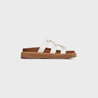 CELINE - TIPPI SLIDE IN CALFSKIN - WHITE -  - 1 | CELINE