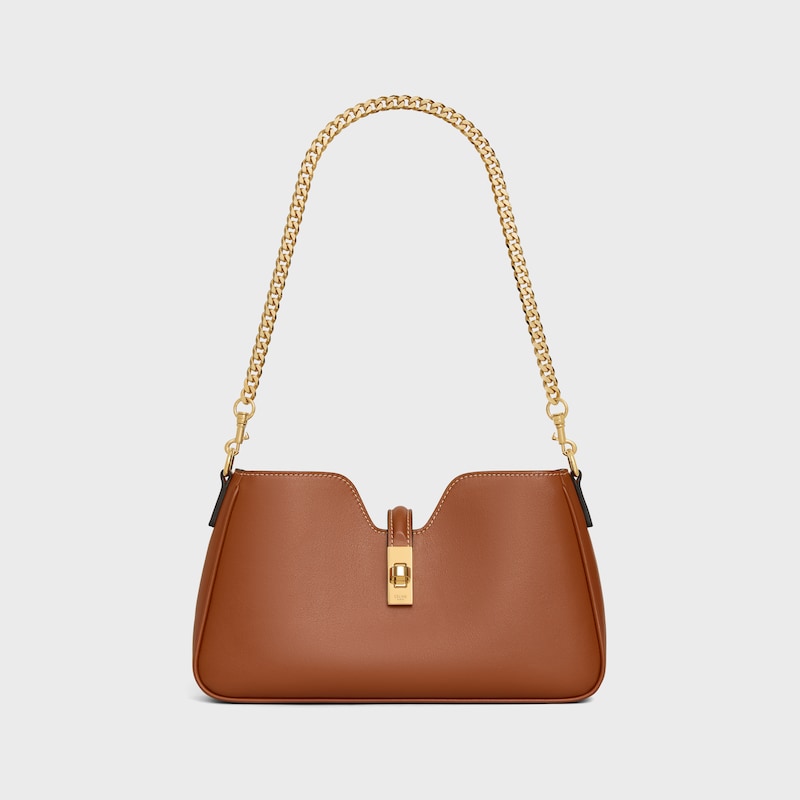 SHOULDER CAMILLE 16 SOFT IN SMOOTH CALFSKIN - TAN - MORE LINES - 1 | CELINE