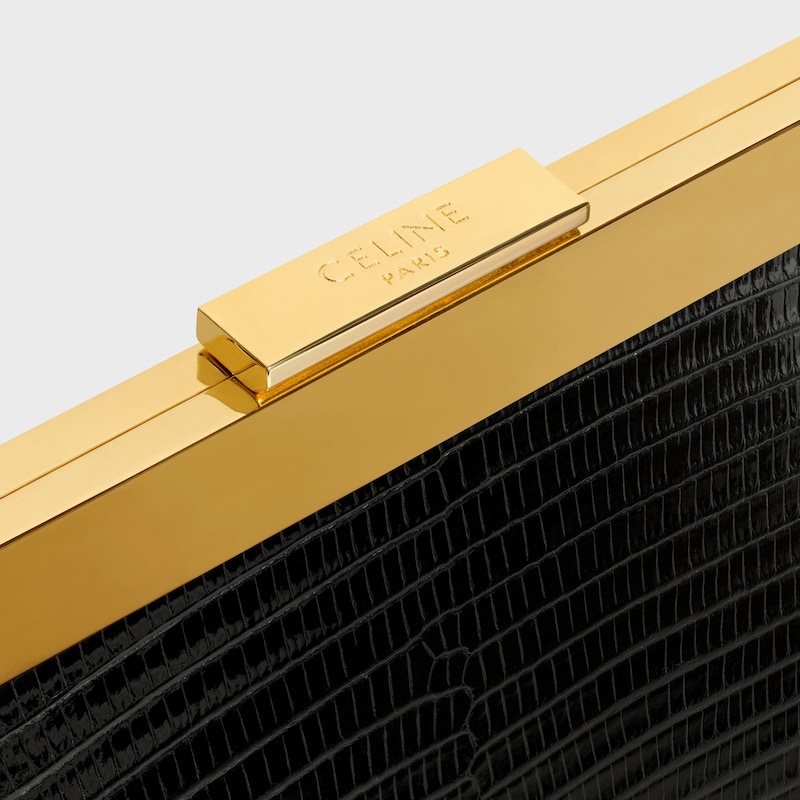 Celine Augustine蜥蝪皮革小號手袋 - 黑色 - 其他系列 - 1 | CELINE