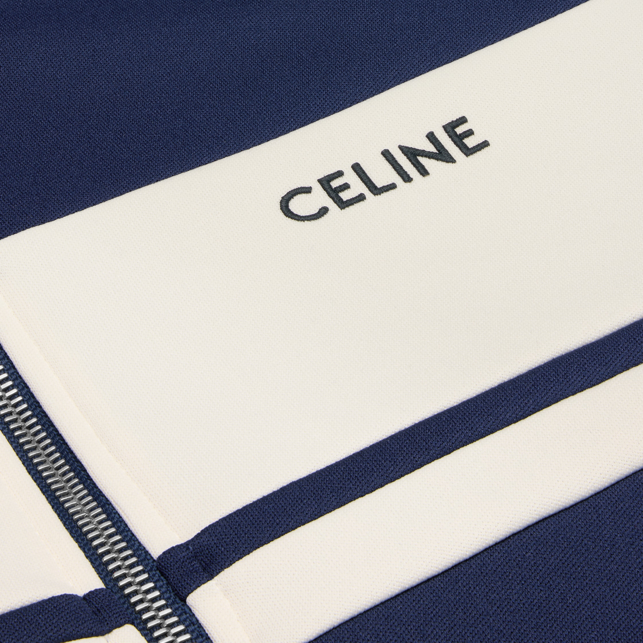 【CELINE】フード付き トラックスーツジャケット CELINE刺繍入り CELINE】フード付き トラックスーツジャケット CELINE刺繍入り