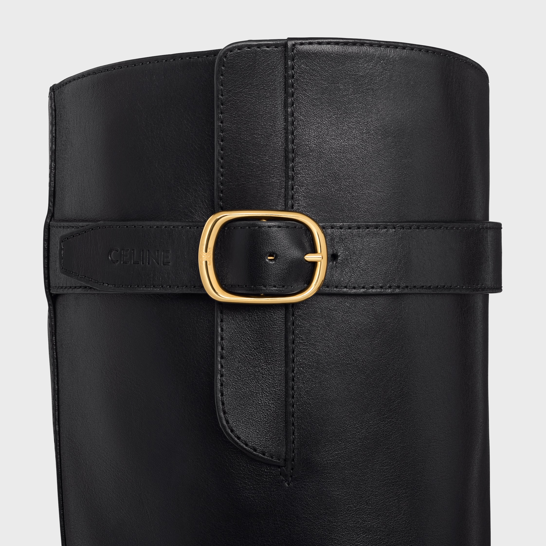 【関税&送料込】Celine Pelle Di Vitello Fodera In Pelle Di V BORSA TRIOMPHE CLASSIQUE IN PELLE DI VITELLO NATURALE - Tan