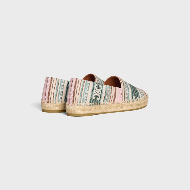 LES ESPADRILLES CELINE IN Triomphe Jacquard Fabric - MULTICOLOR -  - 1 | CELINE
