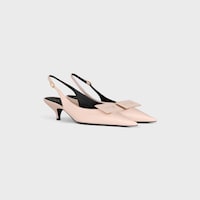 SIGNATURE SLINGBACK IN LAMBSKIN - POWDER PINK -  - 2 | CELINE