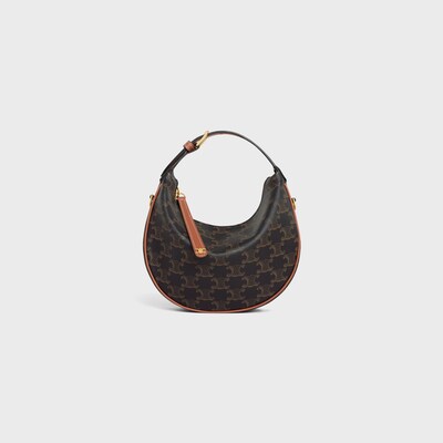 Teen Celine Lulu IN TRIOMPHE CANVAS AND CALFSKIN - TAN - OTHER LINES - tileIndex | CELINE