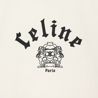 CELINE 블라종 레귤러 티셔츠 - 코튼 저지 - WASHED WHITE/BORDEAUX CETE/BLA -  - 1 | CELINE