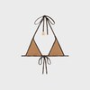 triomphe triangle top IN monogram matte jersey - TOFFEE / BROWN -  - 1 | CELINE