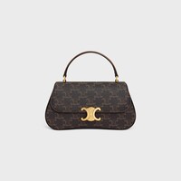 TEEN CELINE LOLA IN Triomphe Canvas and Calfskin - TAN - OTHER LINES - 1 | CELINE