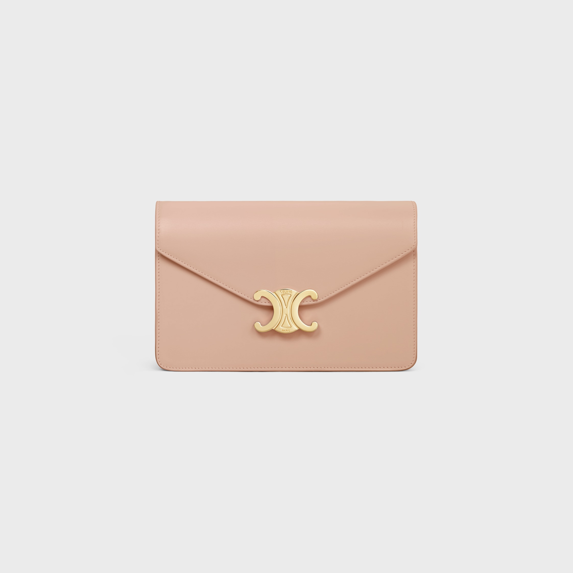 財布・小物その他 Celine Wallet On Chain Margo in Shiny Calfskin Black WALLET ON CHAIN MARGO IN Shiny calfskin - BLACK | CELINE