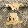TEEN TRIOMPHE BAG IN pearly python - NATURAL - TRIOMPHE - 5 | CELINE