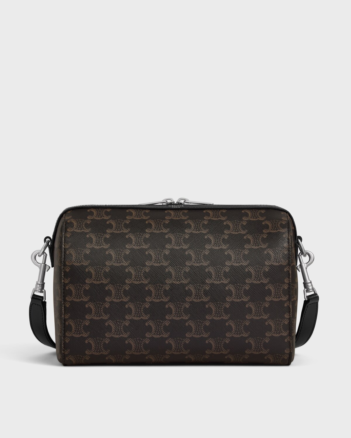 Mini Boston In Triomphe Canvas And Calfskin — 120502FQM.38SI