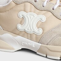 CELINE 러너 CR-04 스니커즈 - 나일론, 메쉬, 카프스킨, 스웨이드 카프스킨 - 베이지/화이트 -  - 1 | CELINE