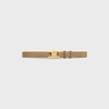 Medium 25MM Triomphe Belt IN Taurillon Leather - Smoked Brown -  - 1 | CELINE