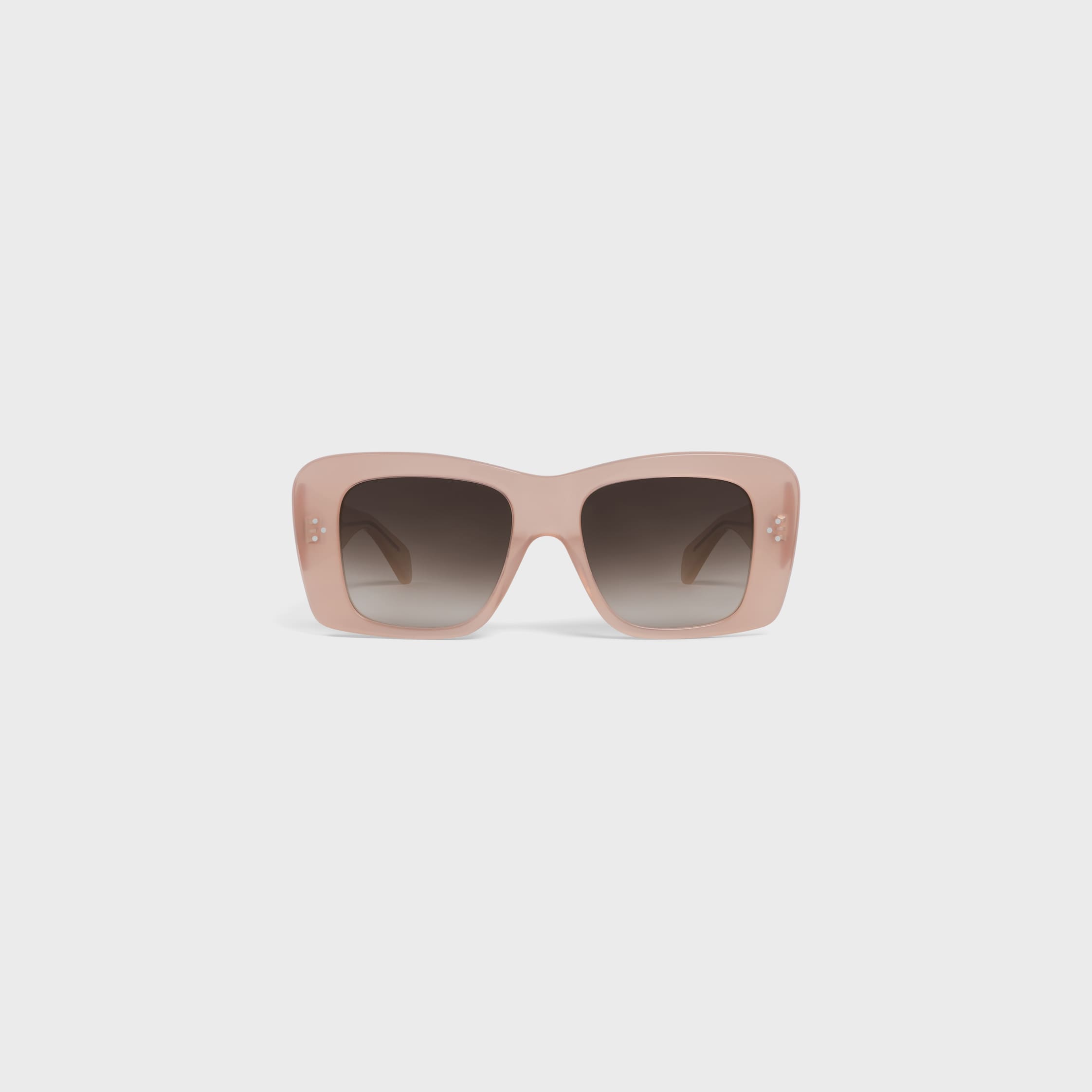 Square S321 sunglasses in Acetate - MILKY PEACH | CELINE