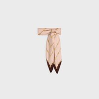 square in arc de triomphe silk twill - LIGHT BLUSH / BROWN -  - 1 | CELINE