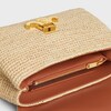 TEEN NINO BAG IN Raffia and calfskin - NATURAL / TAN - TOP-HANDLE BAGS - 4 | CELINE