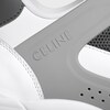 CELINE 트레이너 CT-09 로우 레이스업 스니커즈 - 카프스킨 & 메쉬 - 옵틱 화이트/그레이 -  - 5 | CELINE