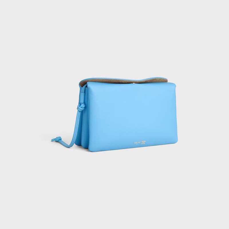 TRIO FLAP Agneau Lisse - BLEU CIEL - NOUVEAUT&Eacute;S - 1 | CELINE