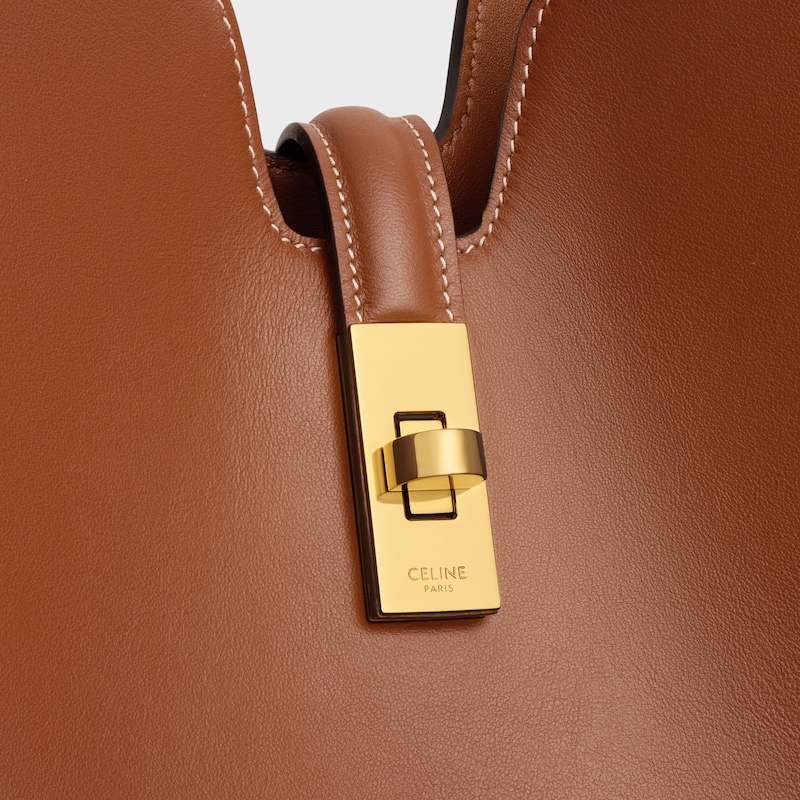 MEDIUM CAMILLE 16 SOFT BAG IN SMOOTH CALFSKIN - TAN - MORE LINES - 1 | CELINE