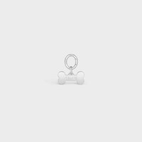 Bone dog medal in brass - SILVER - DOG ACCESSORIES - 1 | CELINE
