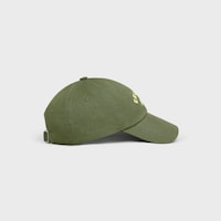 celine richelieu cap IN cotton twill - KAKI -  - 2 | CELINE