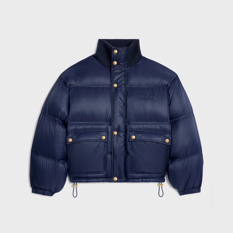 puffer jacket IN light nylon - NAVY -  - 1 | CELINE