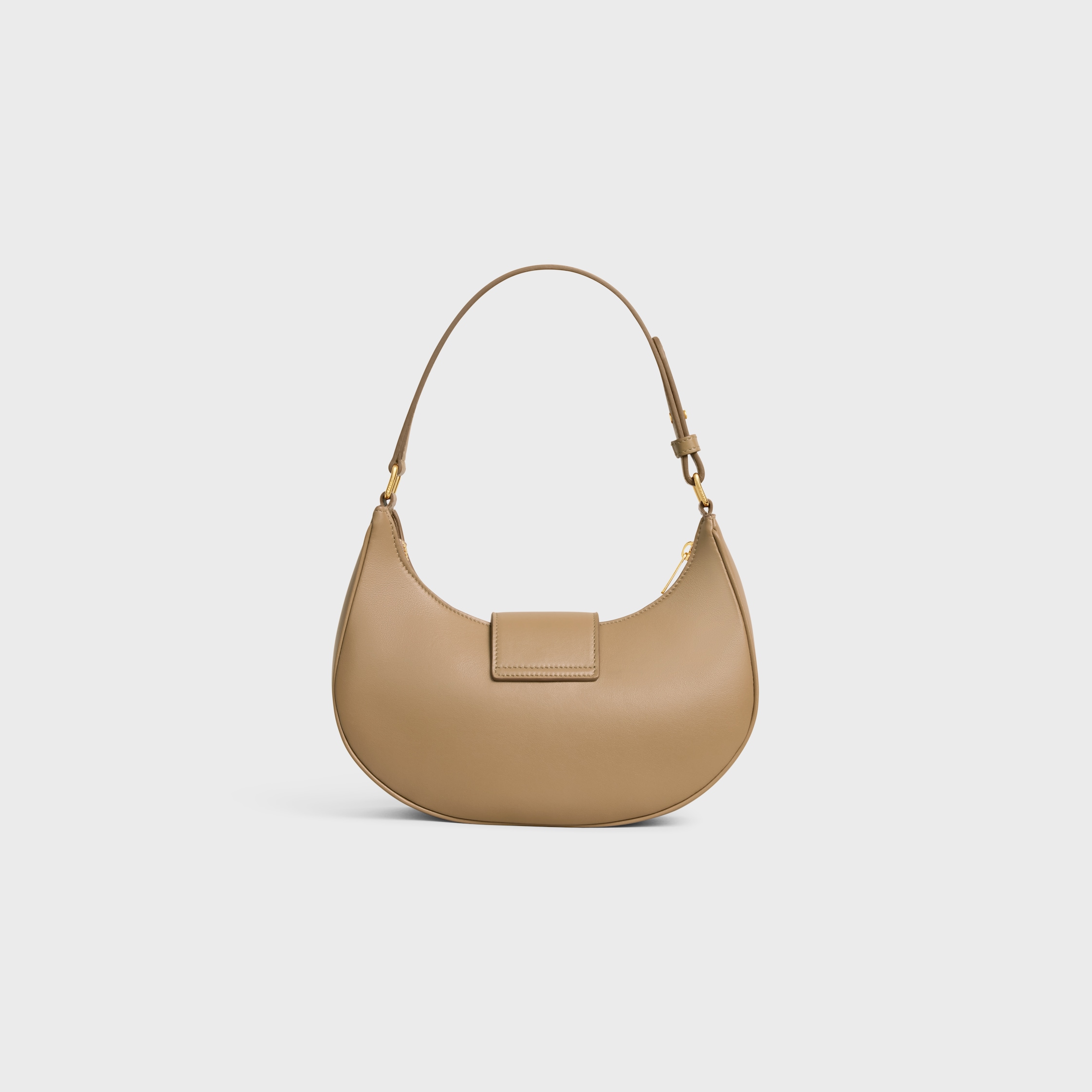 MEDIUM AVA TRIOMPHE BAG IN smooth Calfskin - Smoked Brown