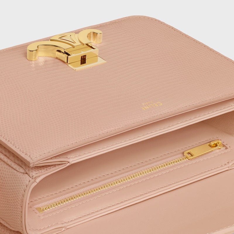TEEN TRIOMPHE BAG IN lizard - SOFT PEACH - TRIOMPHE - 1 | CELINE