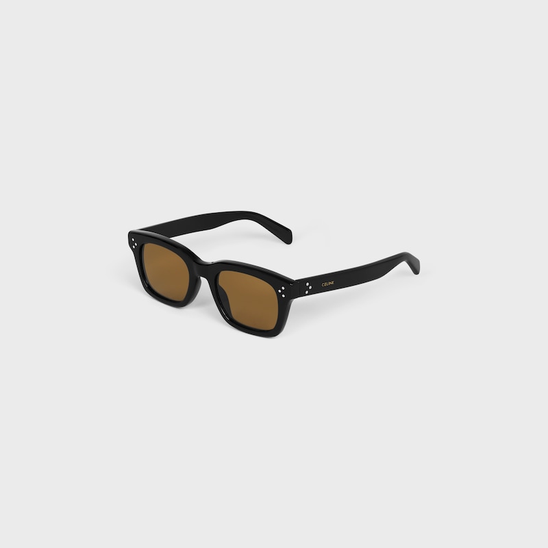 Black Frame 41 sunglasses in Acetate - Black / Nicotine -  - 1 | CELINE
