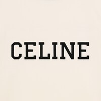 CELINE 레귤러 티셔츠 - 코튼 저지 - 더티 화이트/블랙 -  - 1 | CELINE