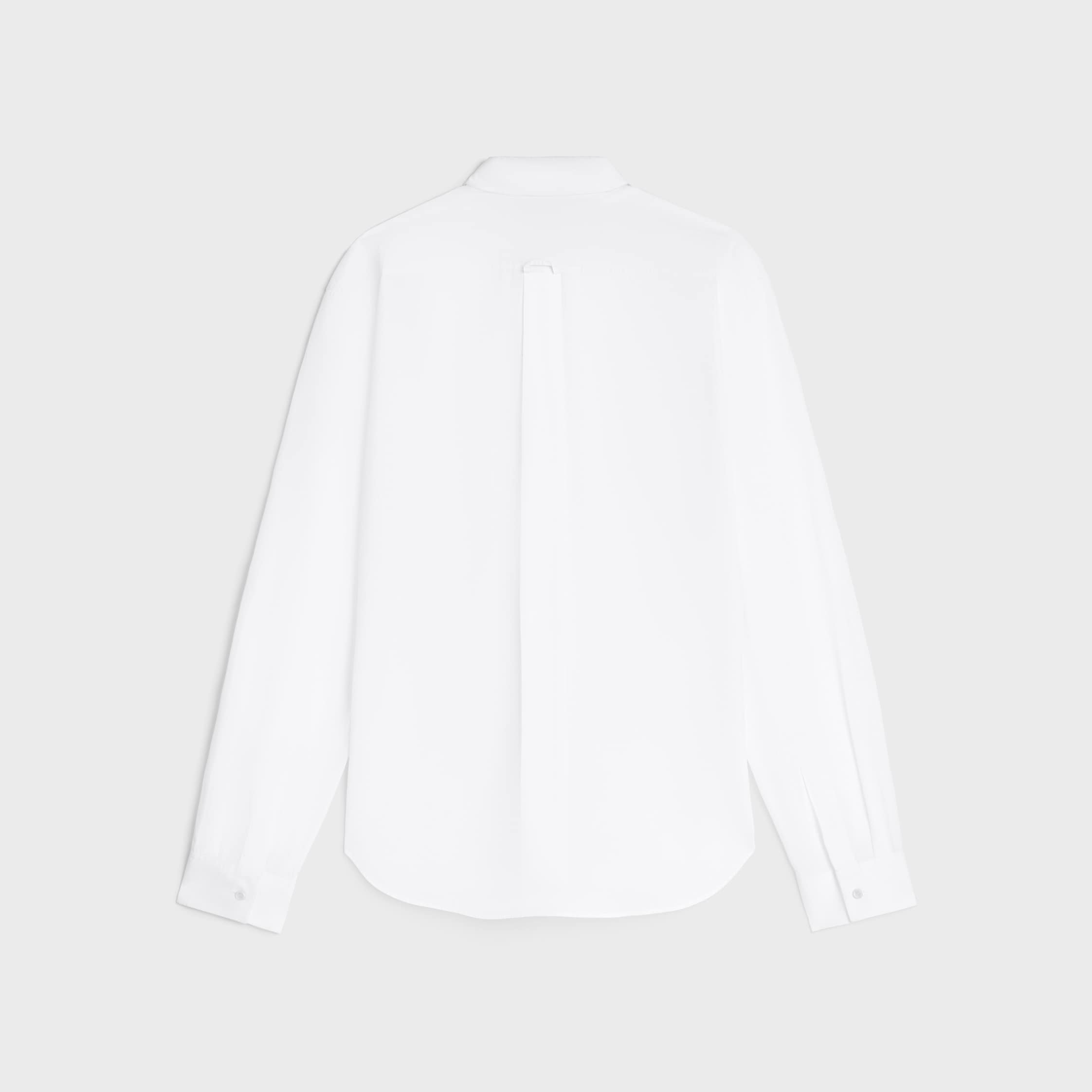 CELINE / セリーヌ | クラシックコットン ポプリン シャツ | 38 | ホワイト | レディース CELINE - CELINE / セリーヌ | クラシックコットン ポプリン シャツ