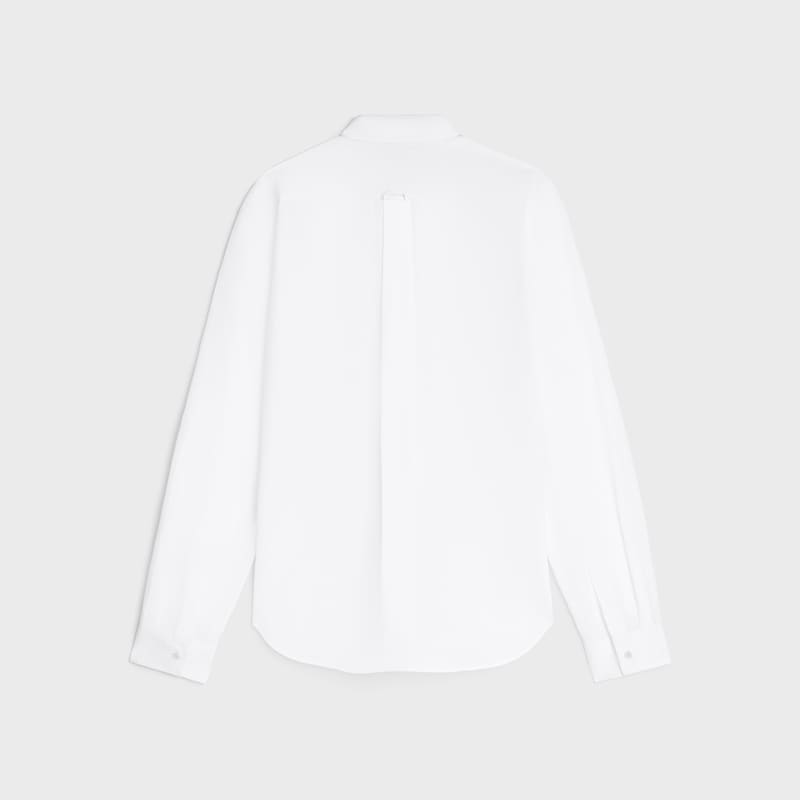 shirt IN COTTON POPLIN - WHITE -  - 1 | CELINE