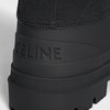 CELINE RILEY LACE-UP BOOT IN CANVAS - BLACK | CELINE