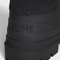 CELINE 라일리 레이스업 부츠 - 캔버스 - 블랙 -  - 1 | CELINE