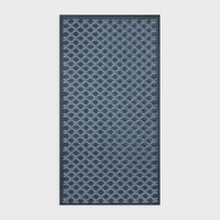 shawl in monogram cashmere muslin - DENIM -  - 1 | CELINE