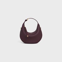 TEEN LULU CELINE DE PIEL DE BECERRO CON TEXTURA GRANULADA - BURDEOS INTENSO - BOLSOS EN BANDOLERA - 1 | CELINE