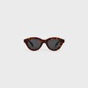 Triomphe Mini 01 sunglasses in Acetate - RED HAVANA -  - 1 | CELINE