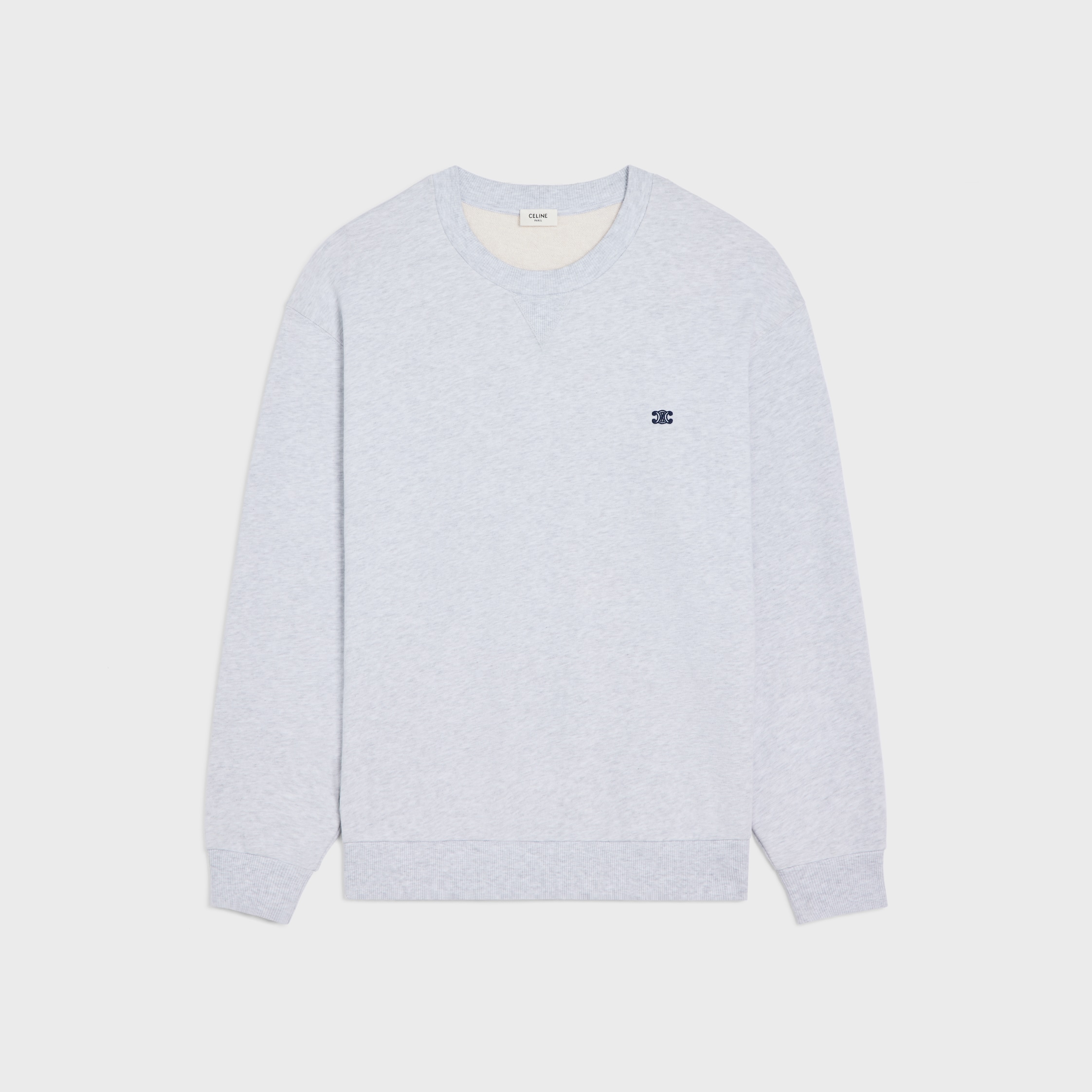 ルーズ スウェットシャツ / コットンフリース - グレー