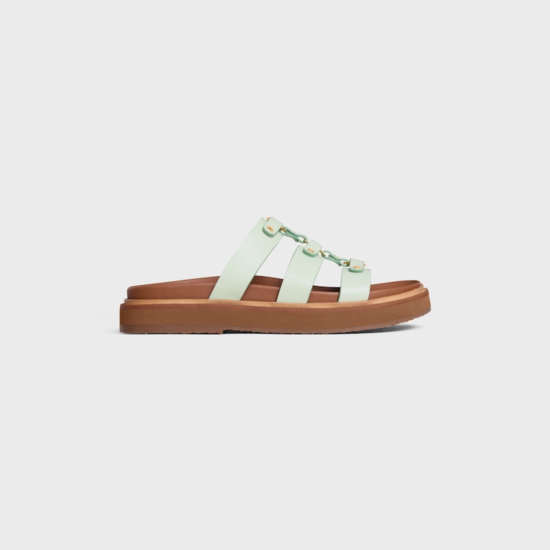 CELINE - TIPPI SLIDE IN CALFSKIN - JADE -  - 1 | CELINE