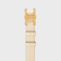 Medium 25MM Triomphe Belt in PYTHON - CREAM -  - 1 | CELINE