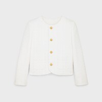 ◆CELINE◆ DANI JACKET IN BOUTIS COTTON ジャケット DANI JACKET IN BOUTIS COTTON - CREME | CELINE