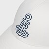 anchor baseball cap in washed cotton - OFF WHITE -  - 6 | CELINE