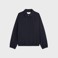 blouson IN COTTON AND WOOL GABARDINE - NAVY -  - 1 | CELINE