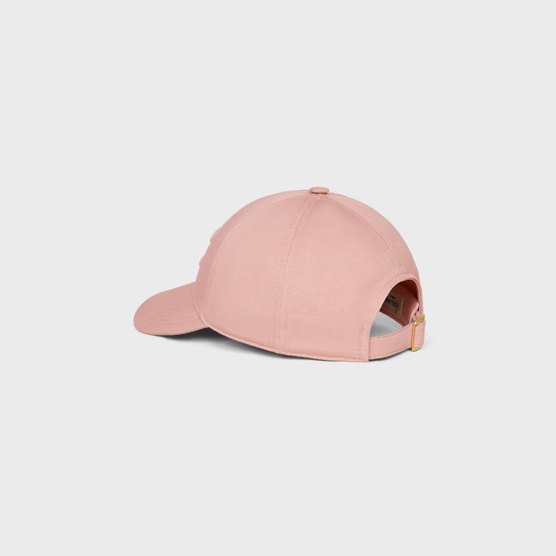 triomphe baseball cap IN cotton gabardine - QUARTZ -  - 1 | CELINE