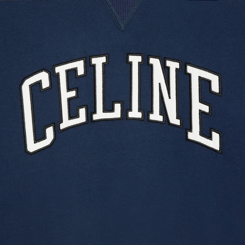 常规卫衣 - 海军蓝/淡褐色/黑色 -  - 1 | CELINE